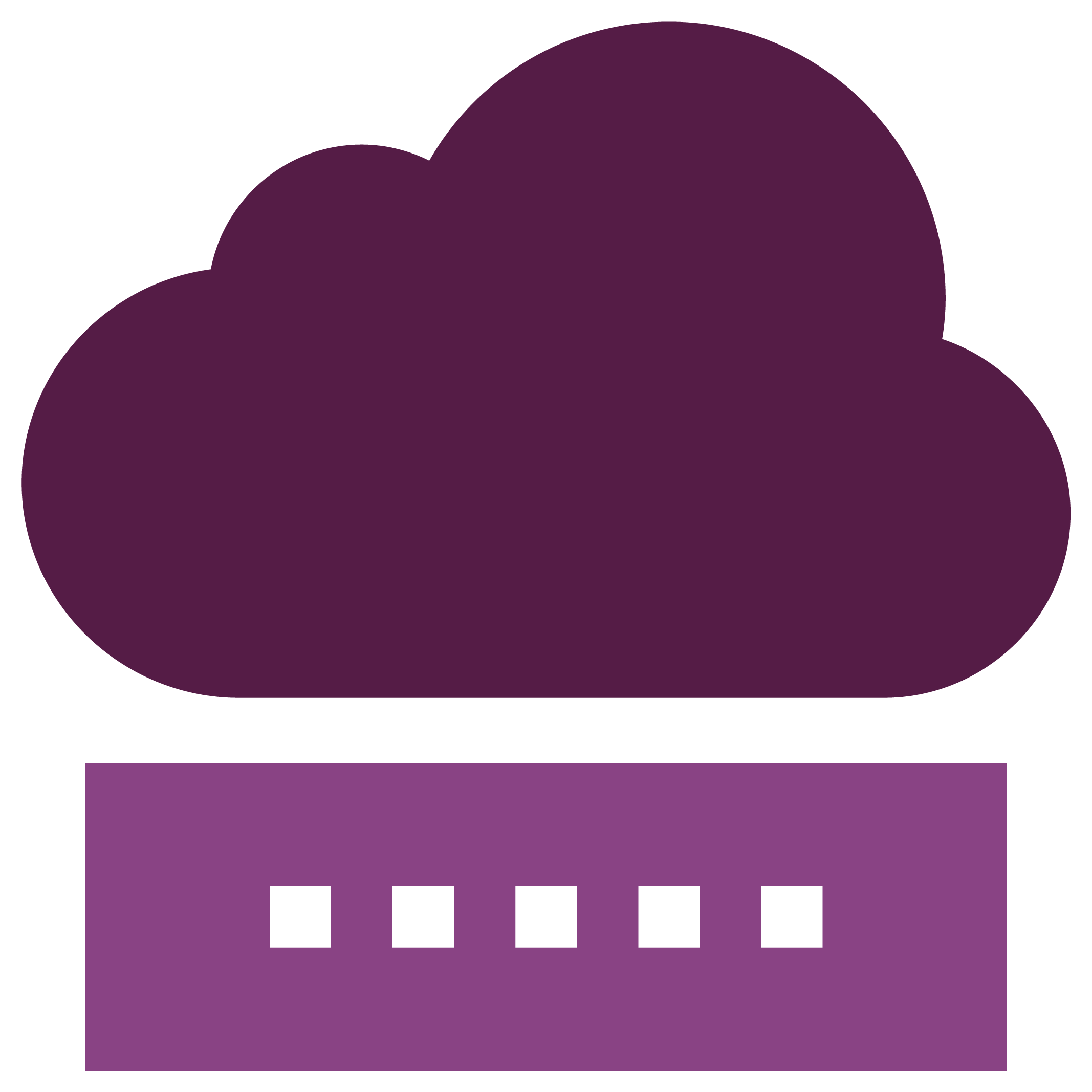 Real-device cloud icon