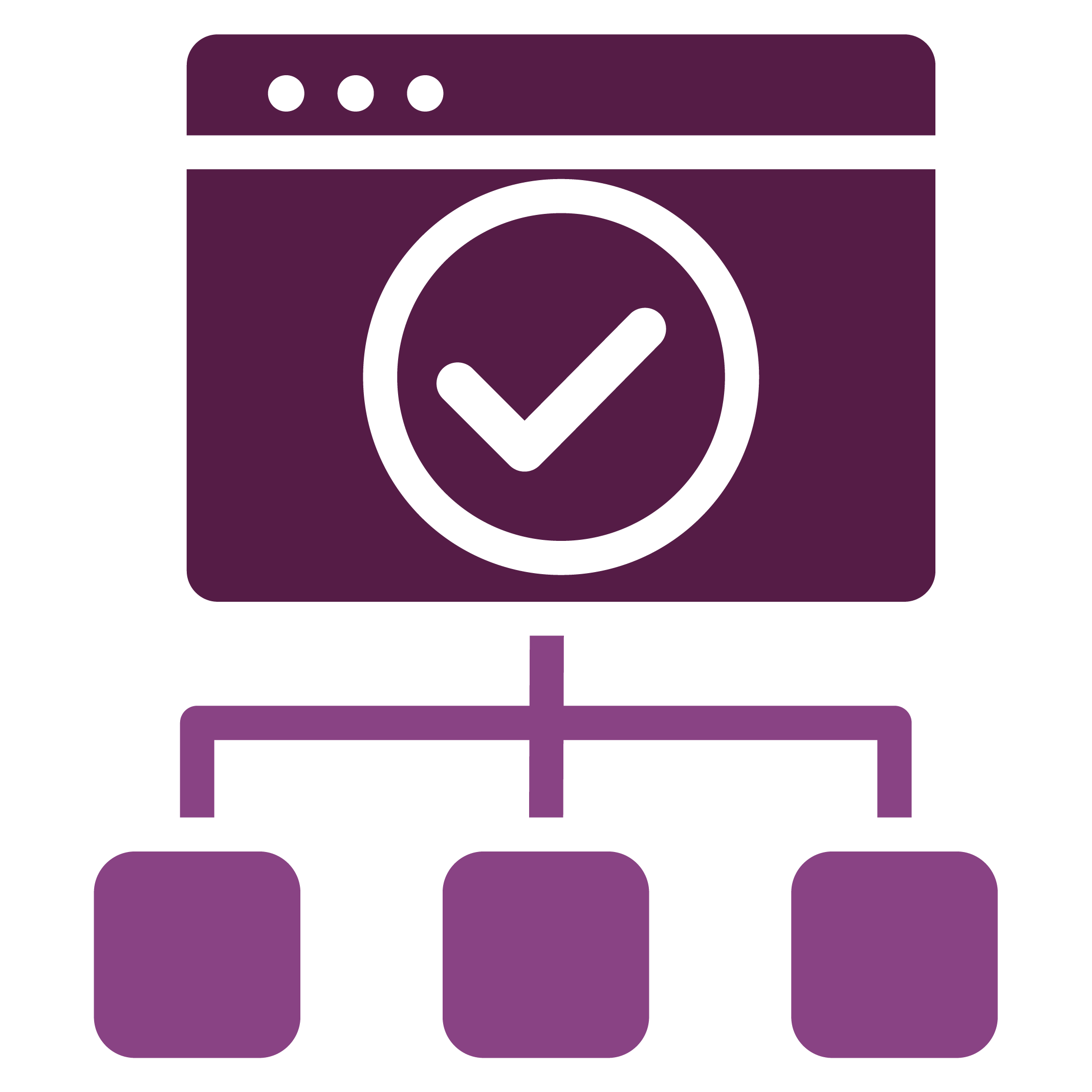 branches, and platforms icon
