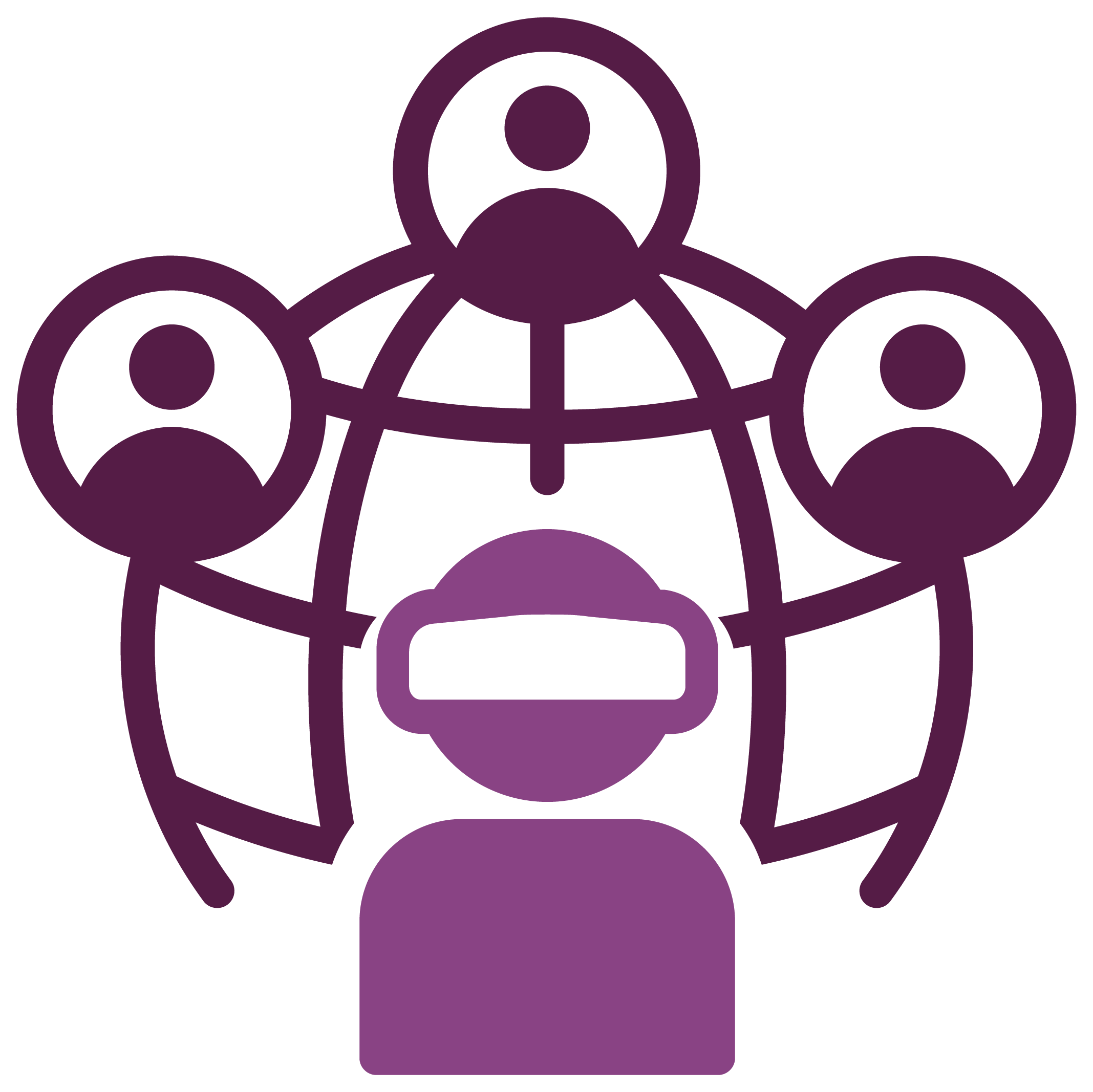 users simulated icon