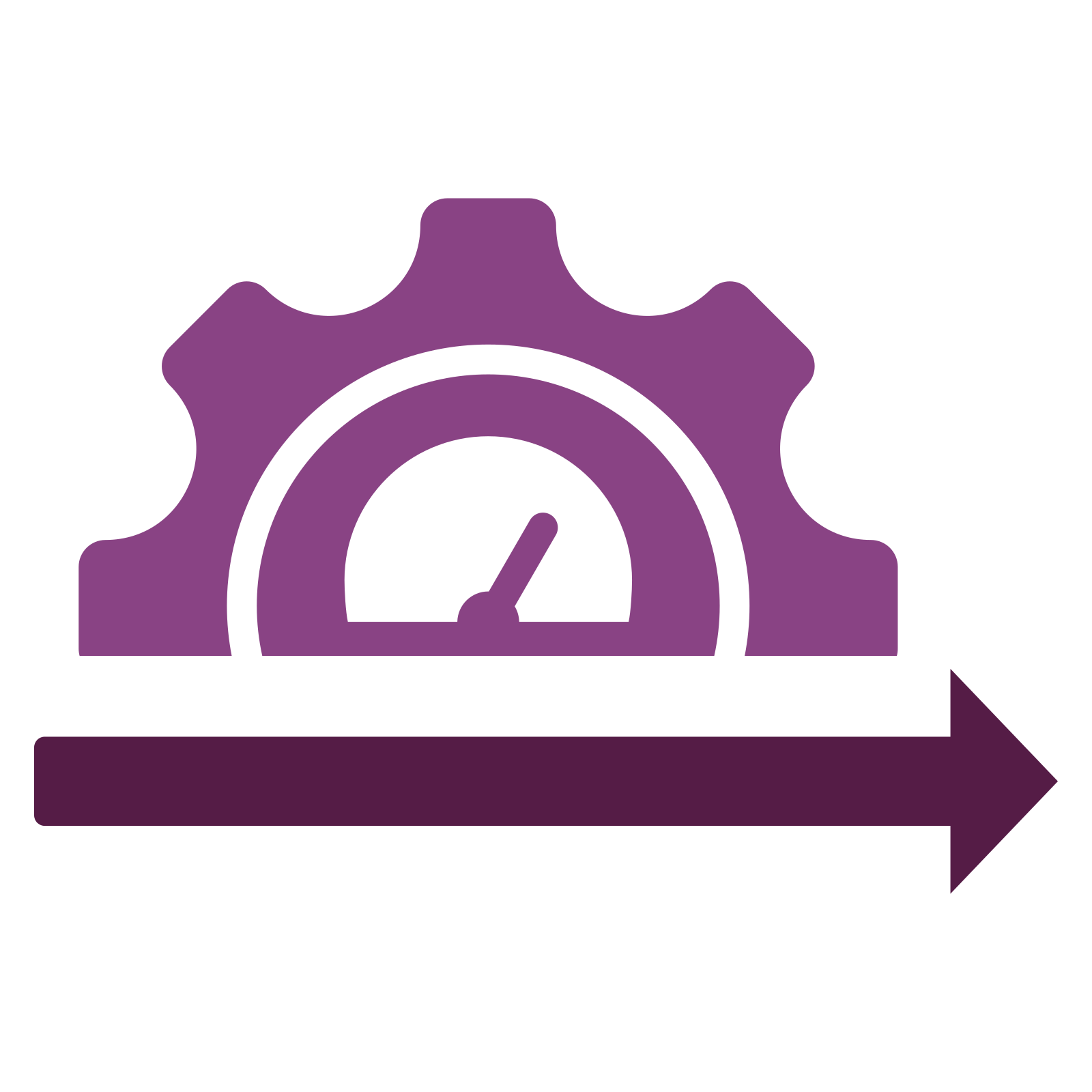 End-to-end performance lifecycle icon